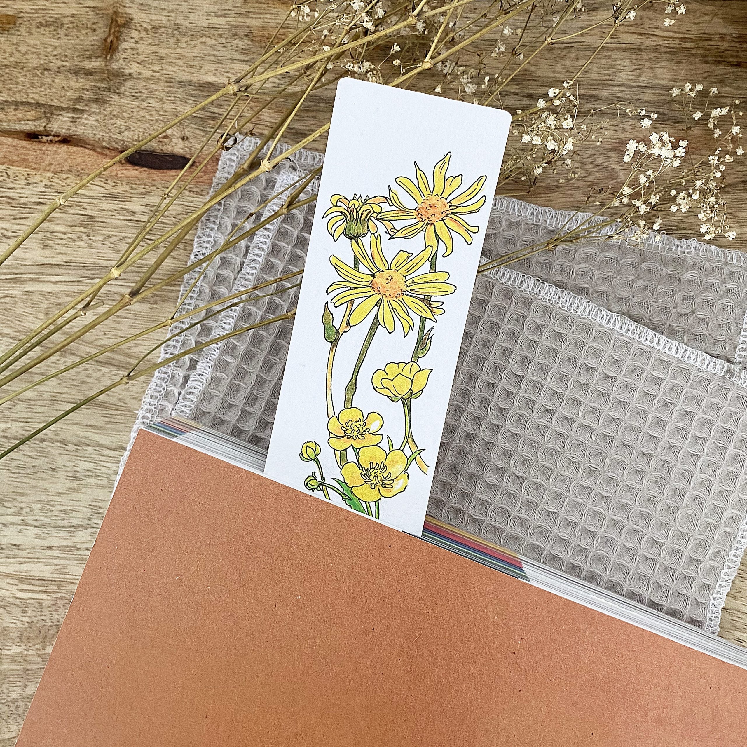 marque-page-ensemenc-jaune-21x5-cm-fleurs-des-champs image 2