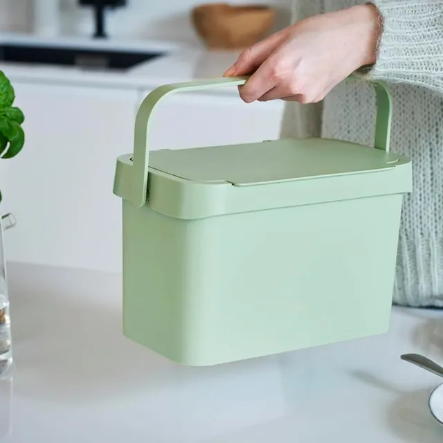 seau-compost-vert-5l-d-chets-alimentaires-cuisine image 1