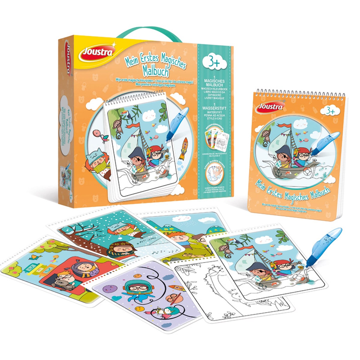 mes-courses-en-vrac-carnet-coloriage-eau-r-utilisable-a5 image 1