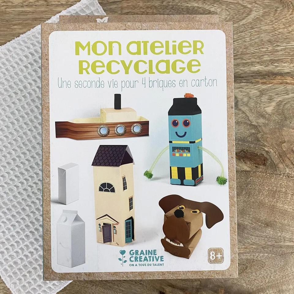 mes-courses-en-vrac-atelier-recyclage-kit-bricolage-briques-carton image 1