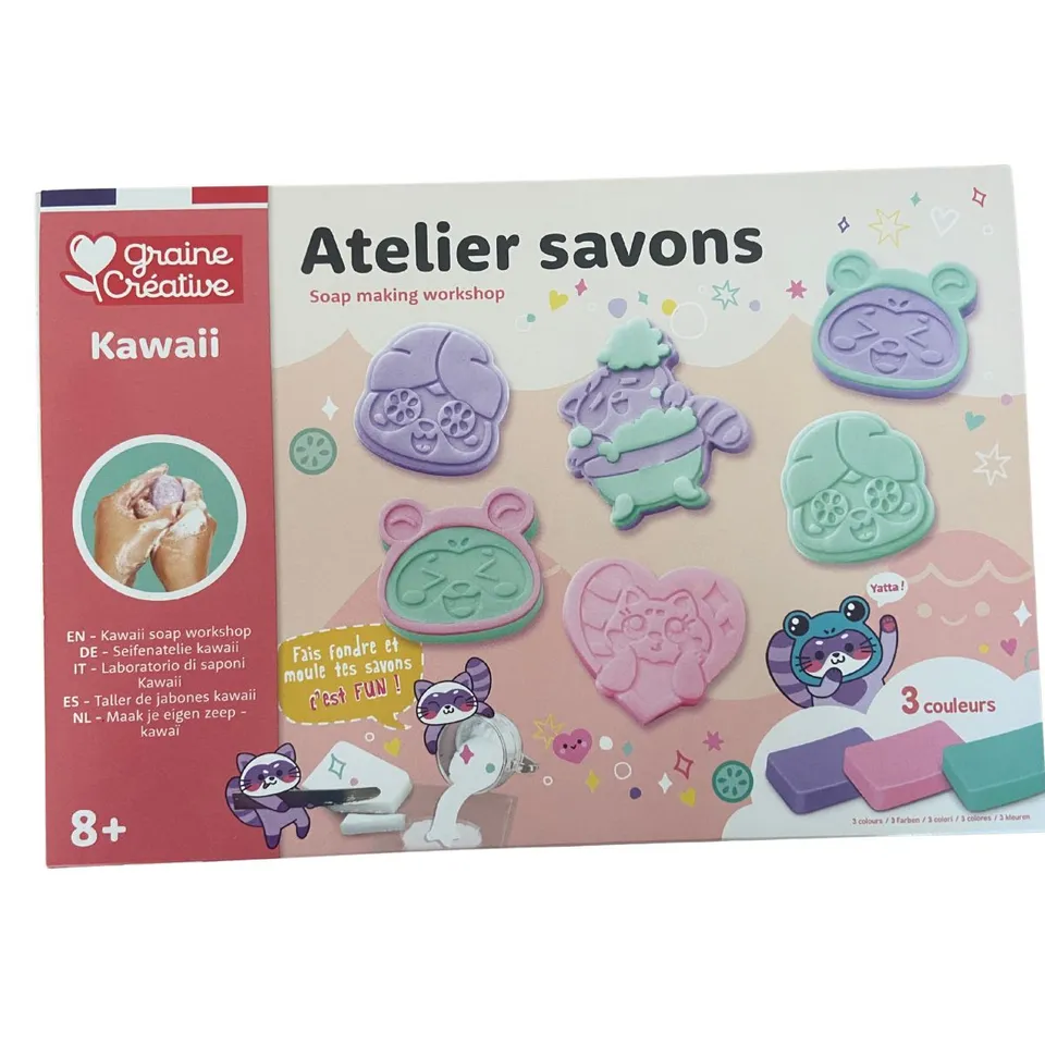 graine-cr-ative-kit-diy-savons-kawaii-tanuki-famille image 1