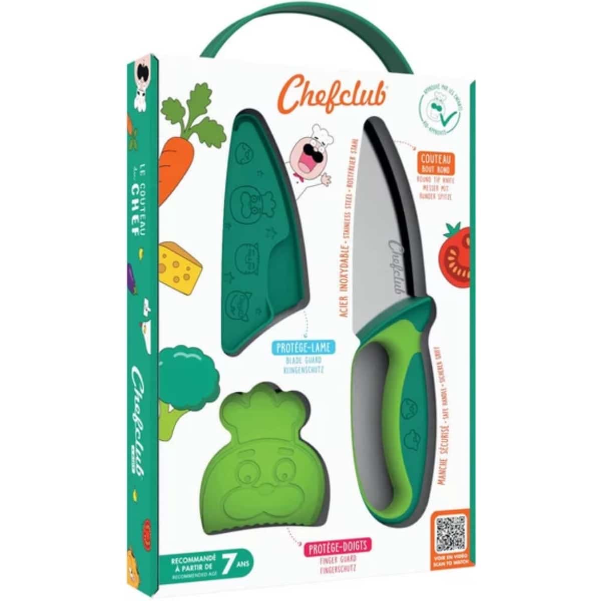 chefclub-couteau-enfant-vert-lame-10-cm-bout-rond-d-s-7-ans image 3