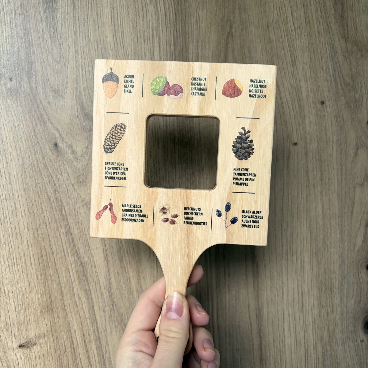 esschert-design-cadre-explorateur-fruits-des-arbres-bois image 3