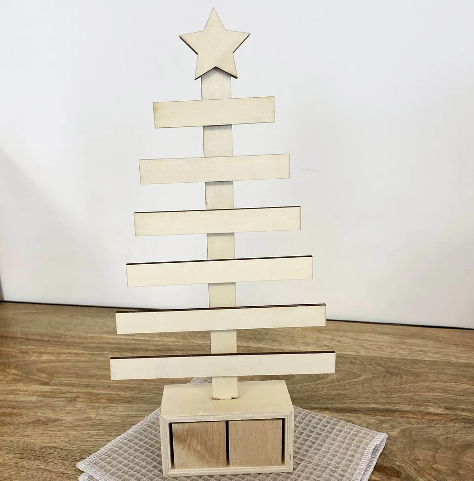 graine-cr-ative-sapin-de-l-avent-bois-calendrier-d-corer image 1