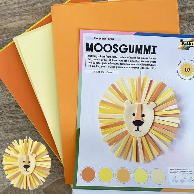 mes-courses-en-vrac-bricolage-kit-mousse-jaune-10-plaques-2-mm image 1