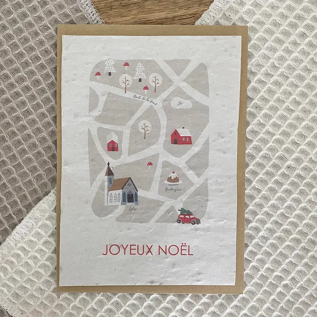 mes-courses-en-vrac-carte-ensemenc-e-joyeux-no-l-planter-papier-graines image 1