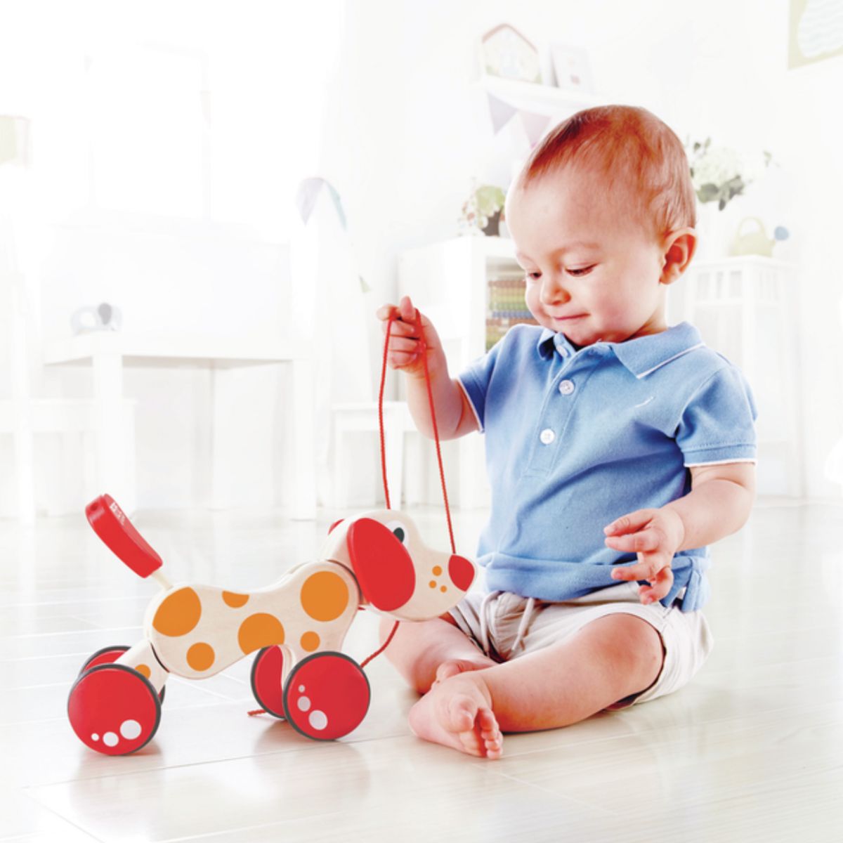 hape-chien-jouet-bois-tirer-promener-d-s-12-mois image 4