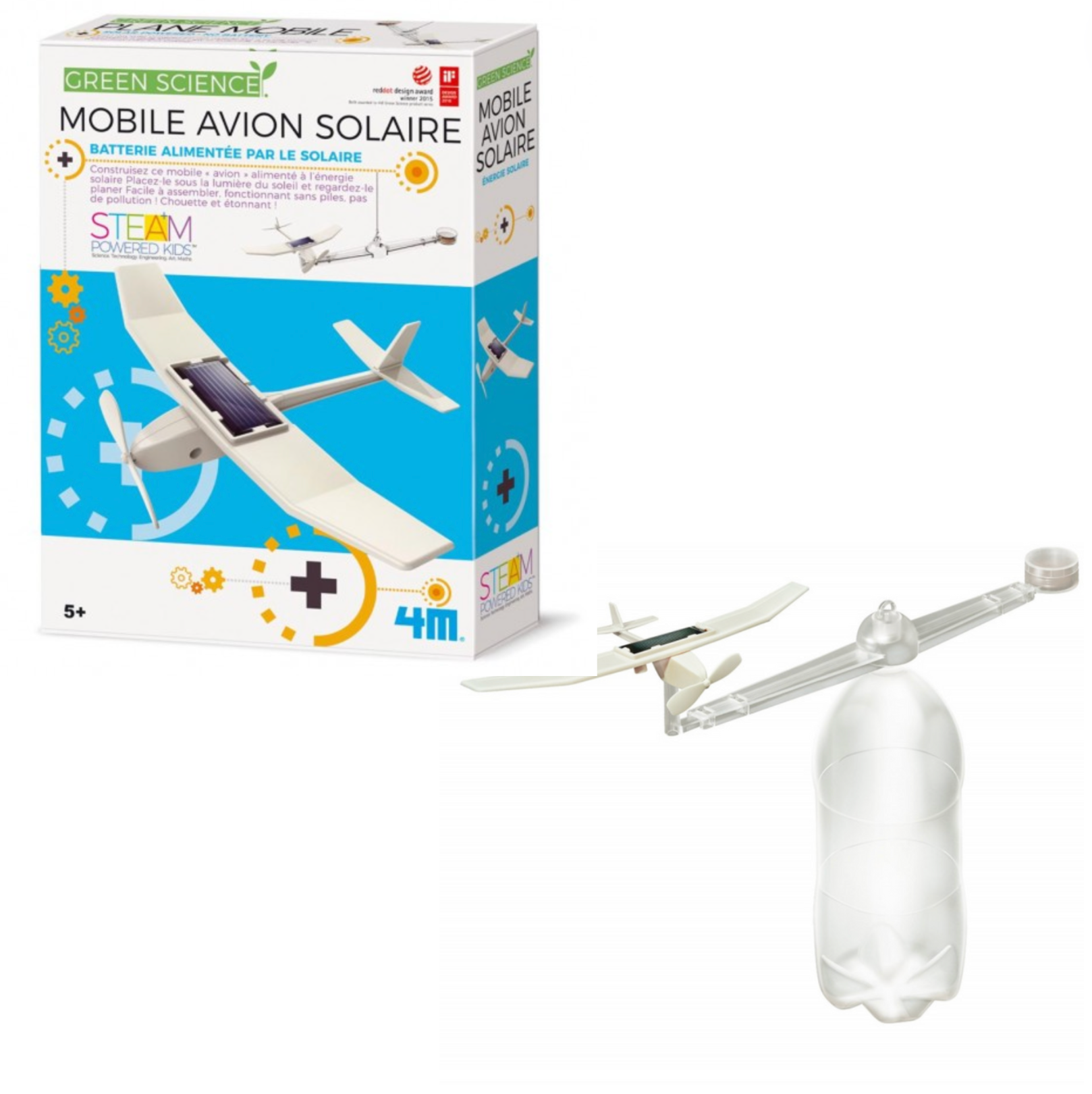 mes-courses-en-vrac-kit-dam-avion-solaire-45-cm-sans-piles image 1