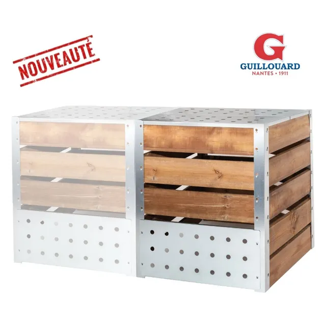 guillouard-luciole-extension-composteur-470l-bois-galva image 1