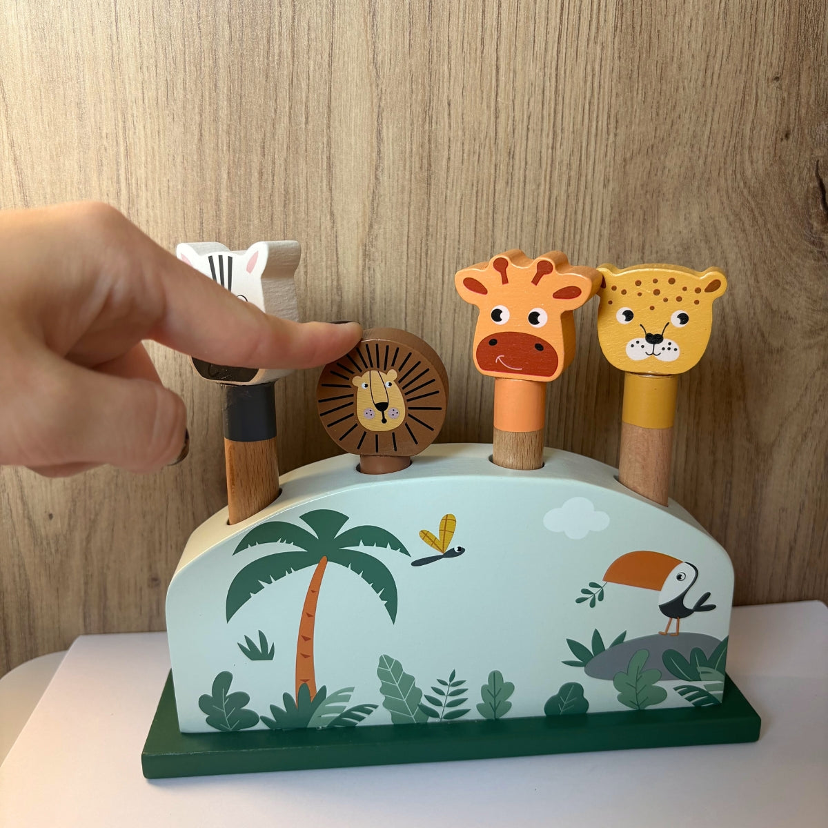 mes-courses-en-vrac-safari-jeu-encastrer-bois-animaux-sauteurs image 3