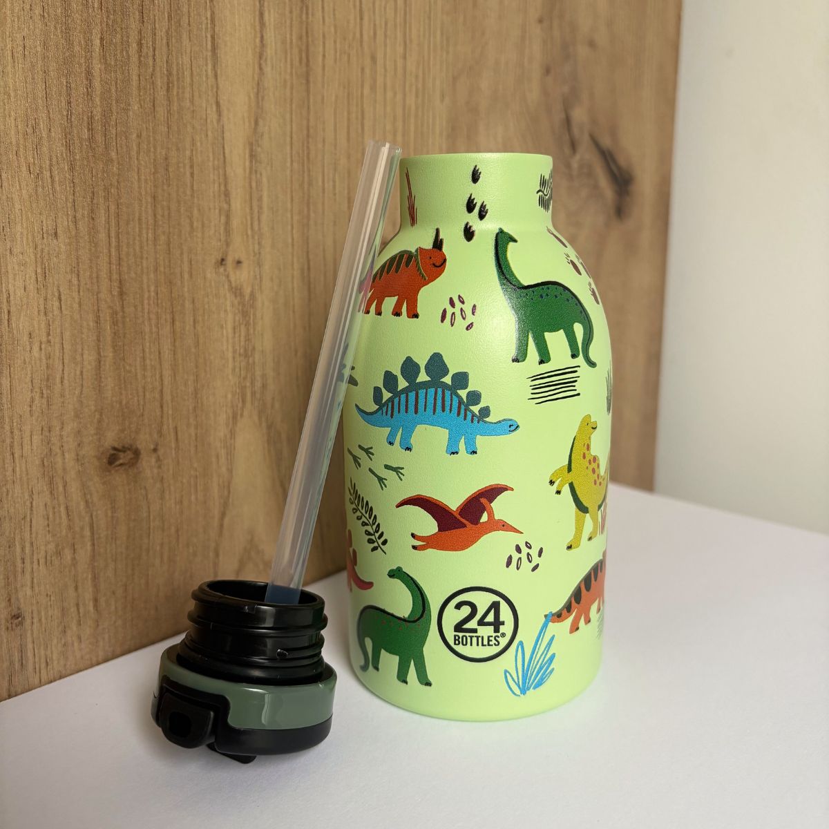 24-bottles-gourdes-et-mugs-gourde-kids-330-ml-jurassic-friends-inox image 3
