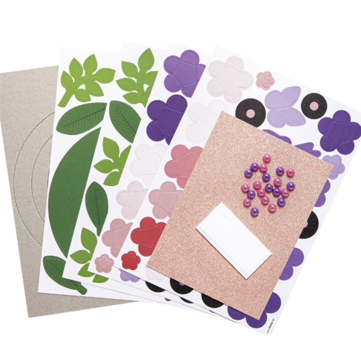 growing-paper-kit-3-couronnes-fleurs-en-papier-d-co image 2