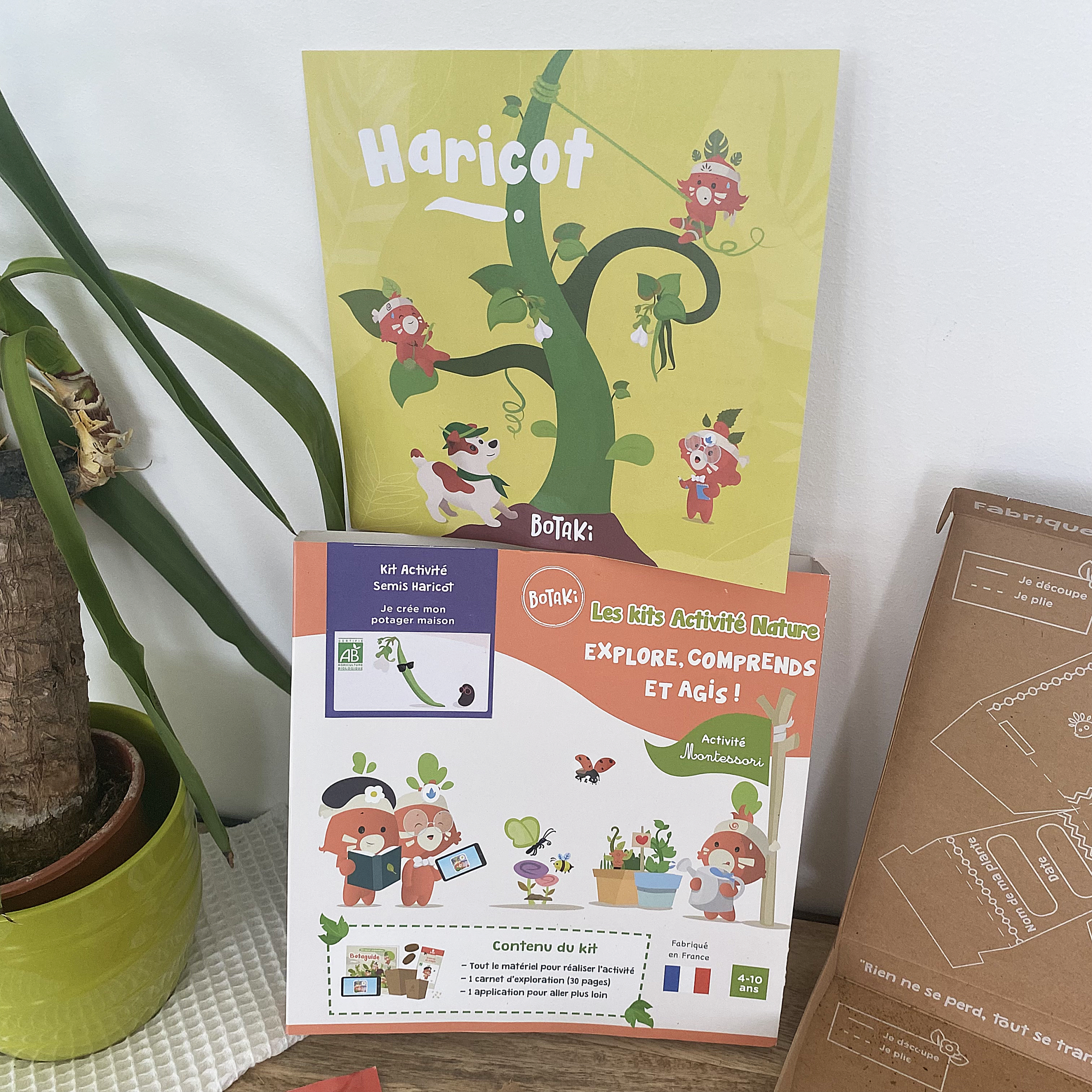 mes-courses-en-vrac-kits-planter-kit-semis-haricot-bio-enfant image 2