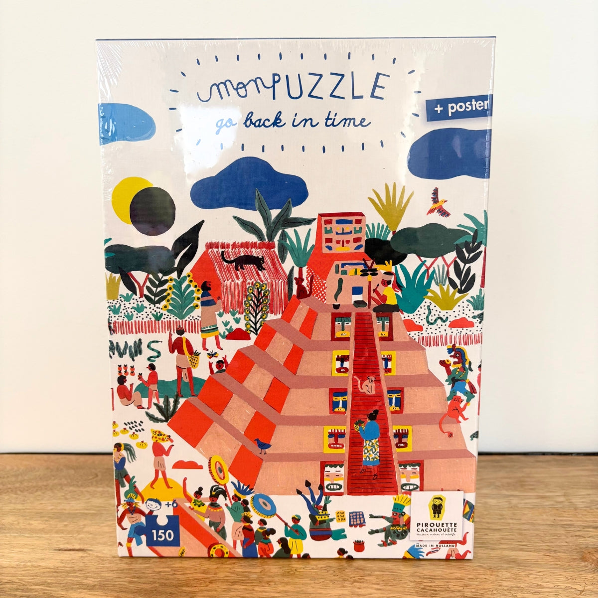 pirouette-cacahu-te-puzzle-mayas-150-pi-ces-enfant image 1
