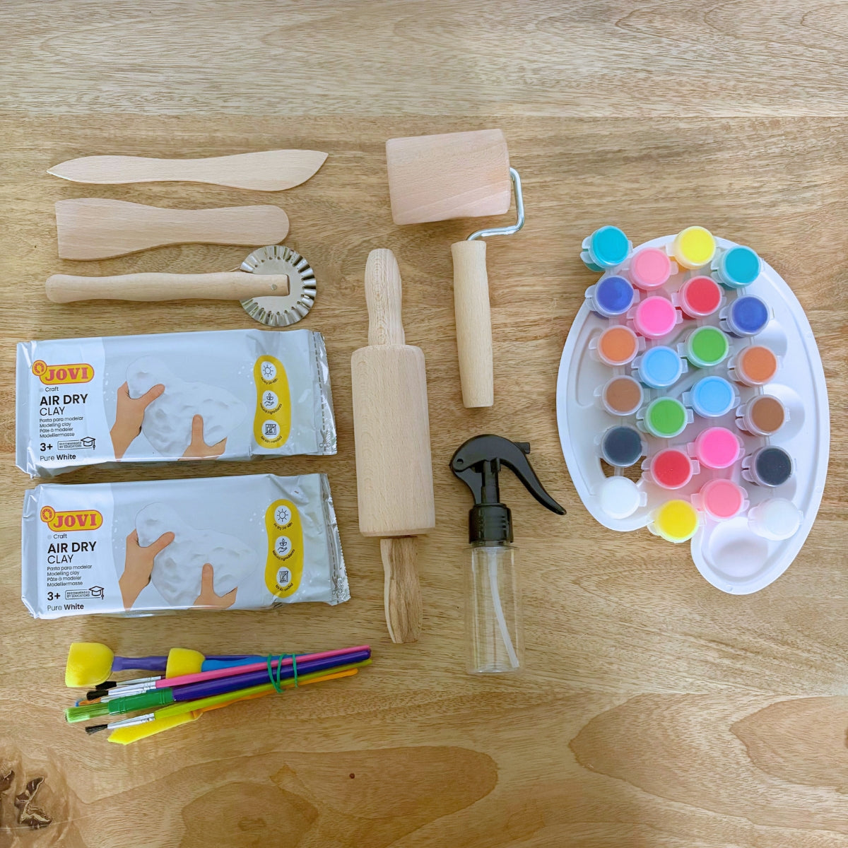 dibys-kit-argile-blanche-outils-cuisine-enfant image 1