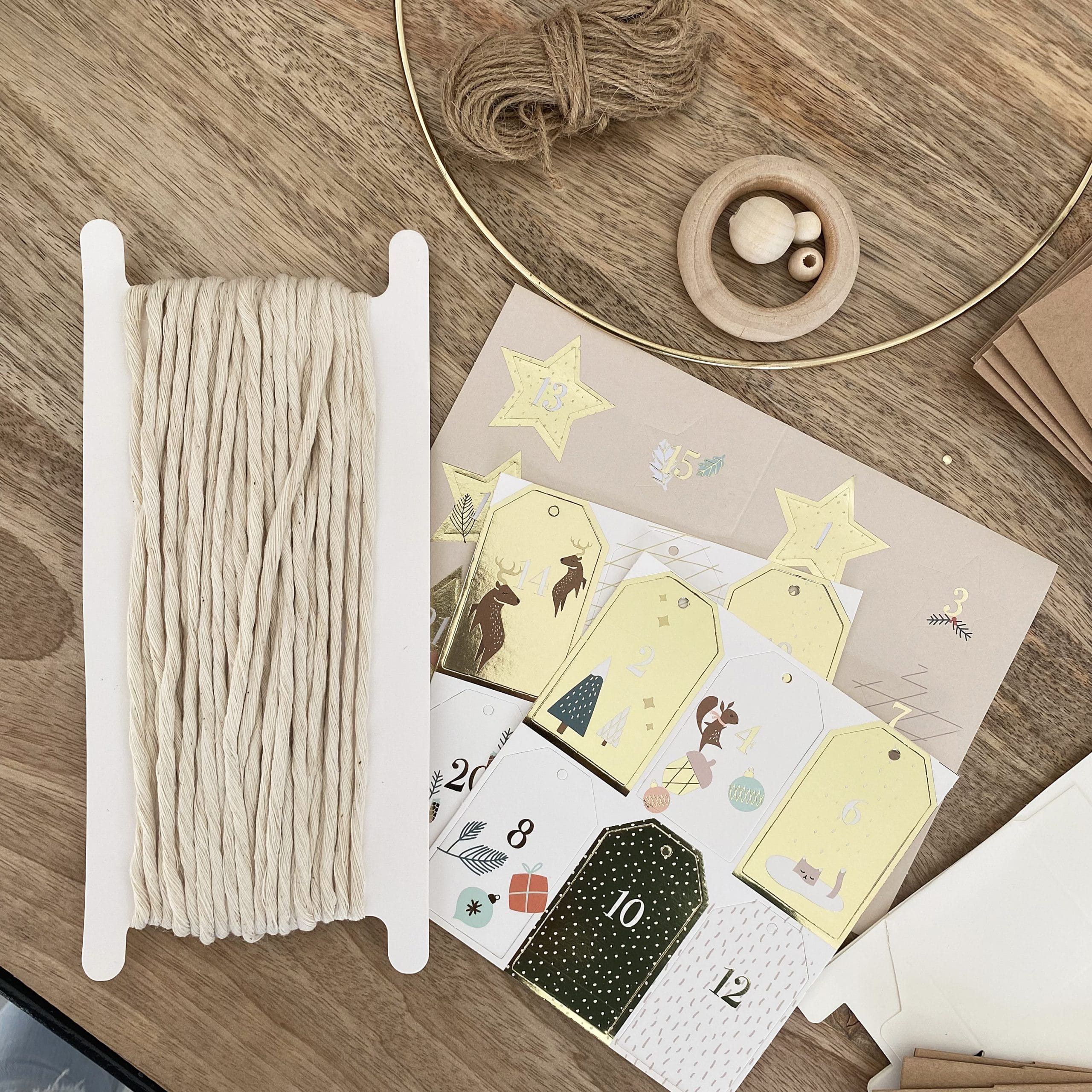 mes-courses-en-vrac-macram-kit-calendrier-de-l-avent-faire-55-pi-ces image 4