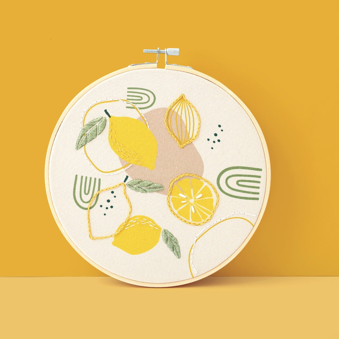 mes-courses-en-vrac-kit-broderie-citron-tambour-20-cm image 5