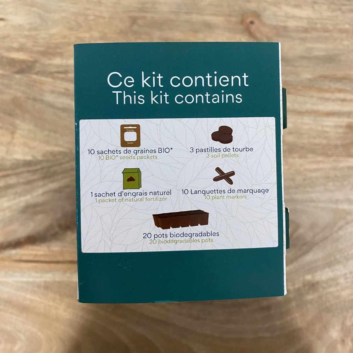 cultivea-le-petit-potager-coffret-10-herbes-aromatiques-bio image 2
