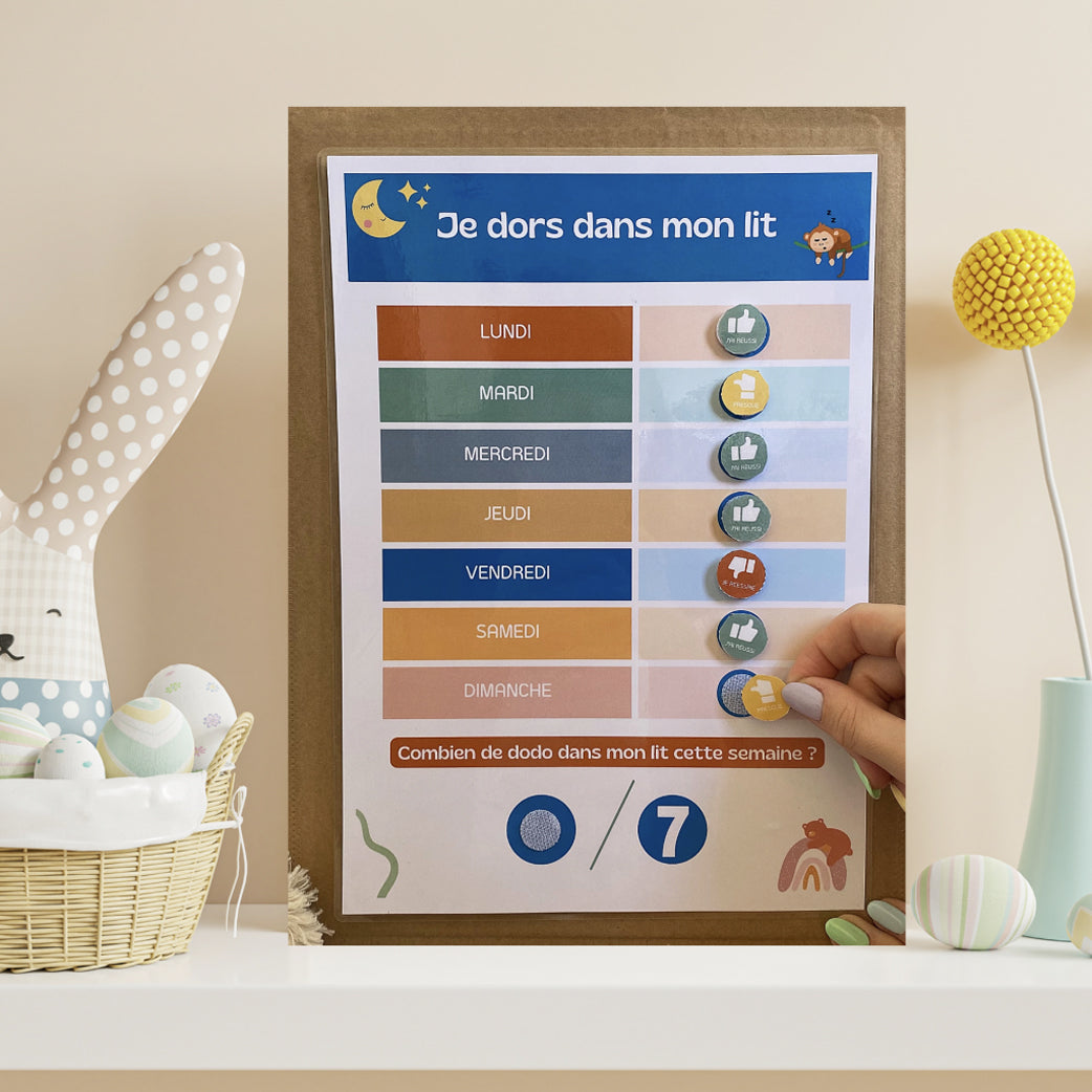 toasty-j-apprends-dormir-dans-mon-lit-tableau-sommeil-enfant image 2