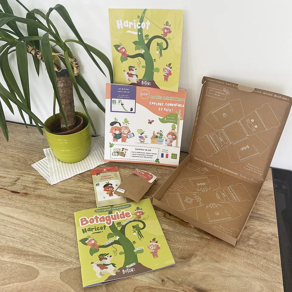 mes-courses-en-vrac-kits-planter-kit-semis-haricot-bio-enfant image 1