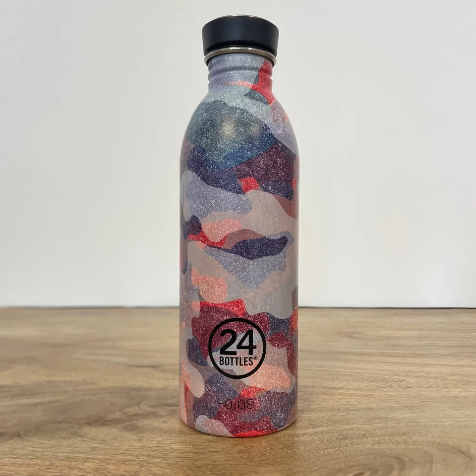 24-bottles-gourde-urban-camo-coral-inox-500-ml-l-g-re image 1
