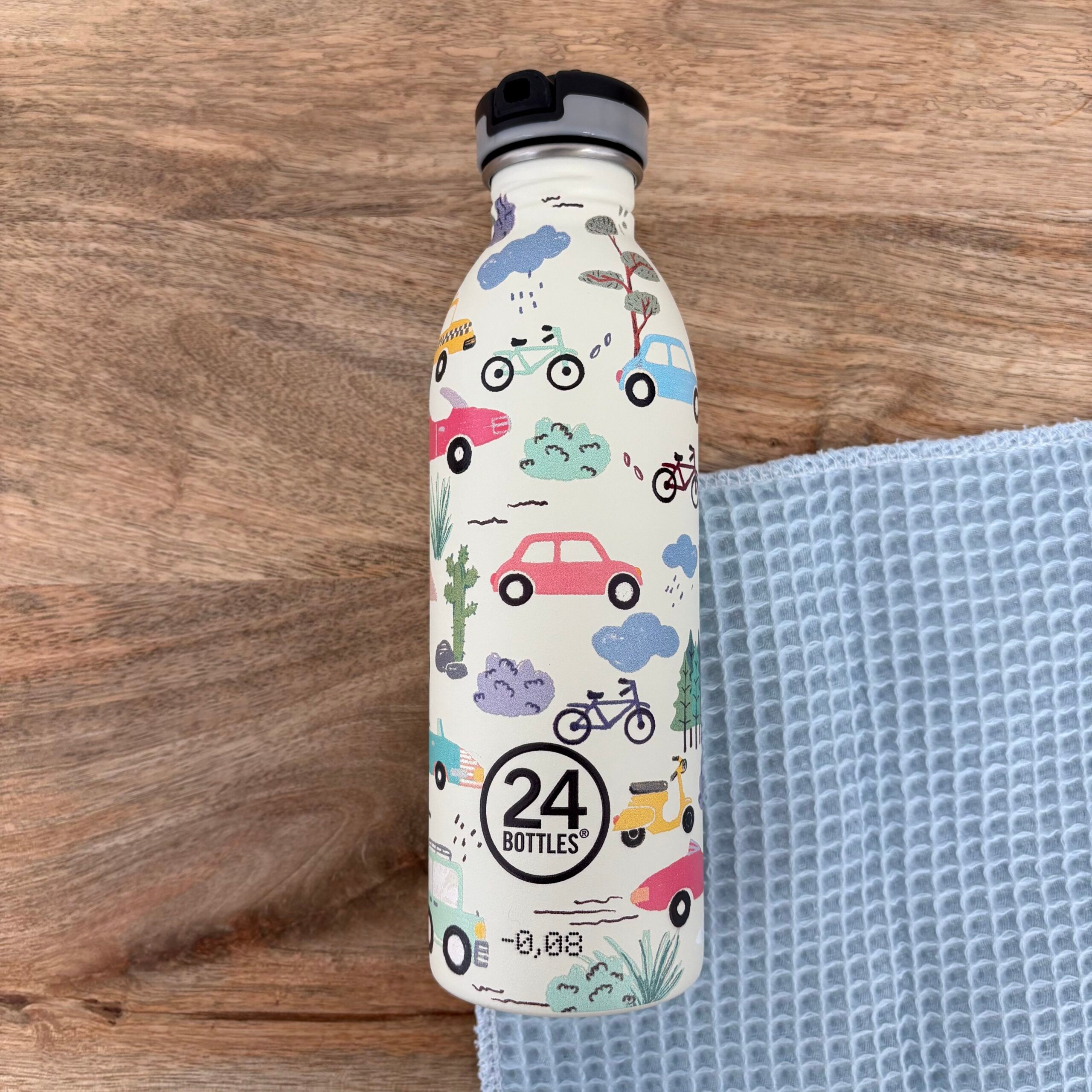 24-bottles-adventure-friends-gourde-kids-inox-500-ml-paille image 1