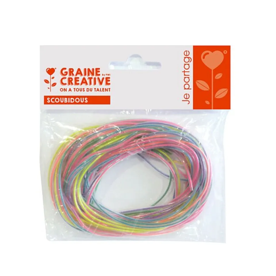 mes-courses-en-vrac-12-fils-scoubidous-effet-perle-80-cm image 1