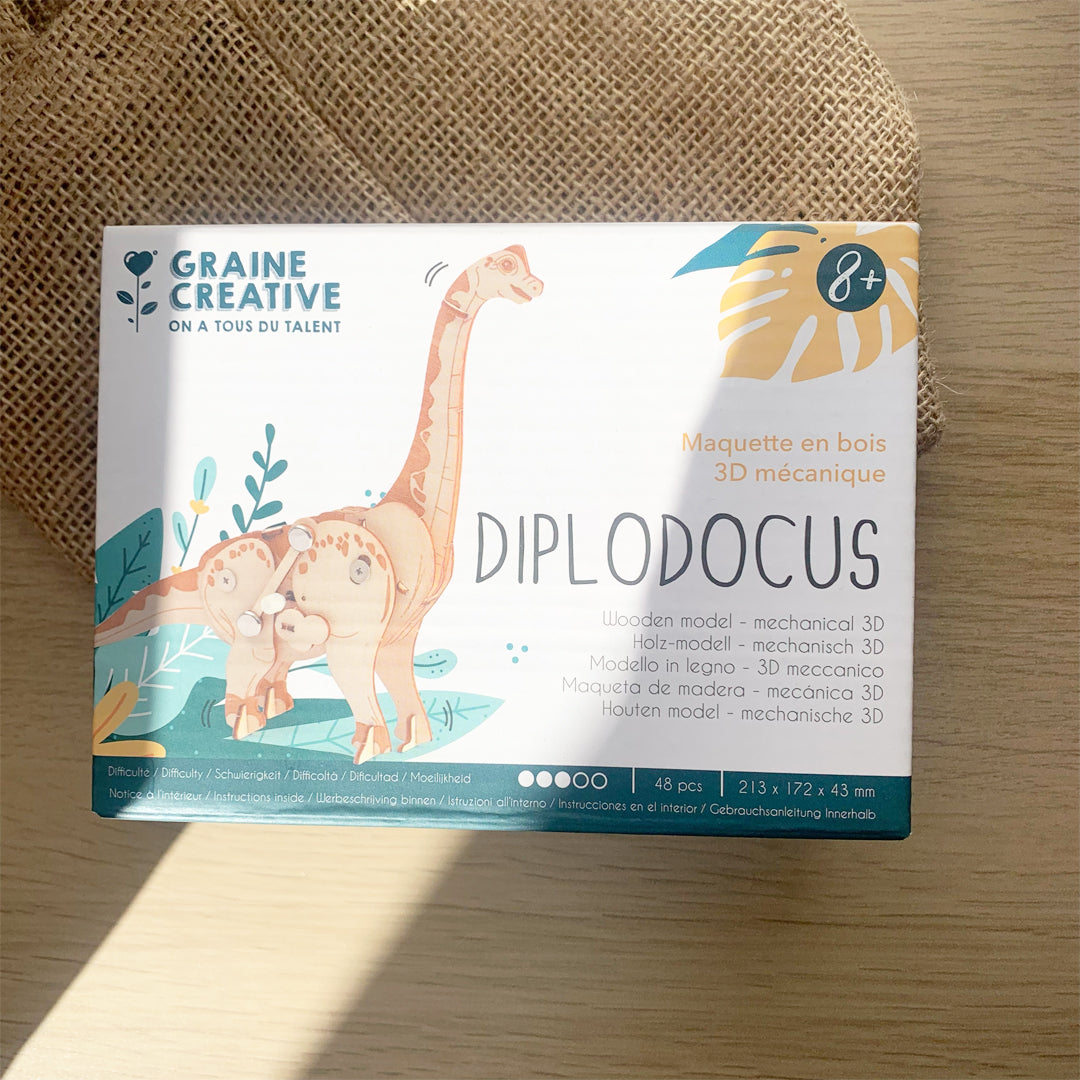 mes-courses-en-vrac-maquettes-diplodocus-maquette-bois-3d-m-canique image 1