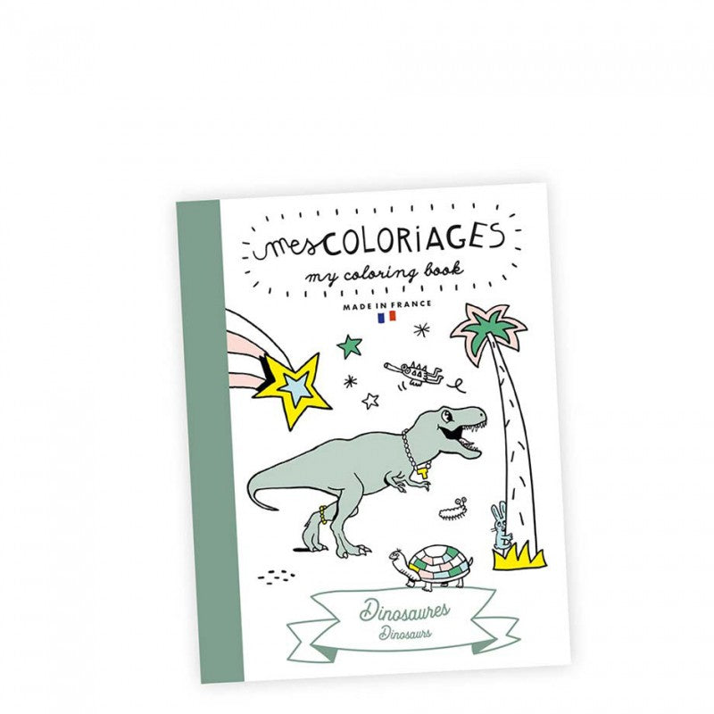 cahier-coloriage-dinosaures-16-pages-10-5x14-cm-france image 2