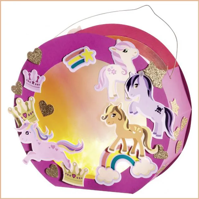 lanterne-lumineuse-papier-petit-poney-construire-led image 1