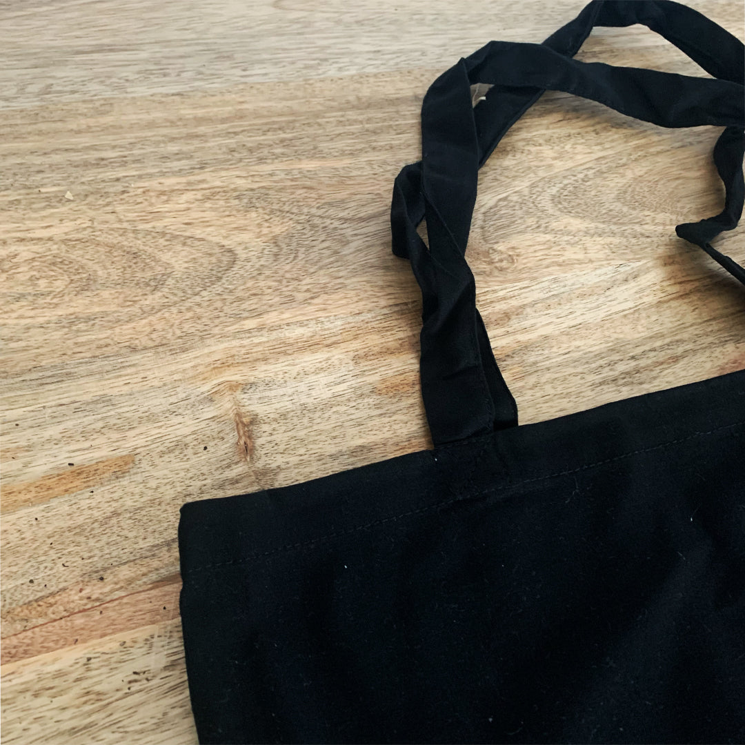 mes-courses-en-vrac-sac-tote-bag-coton-noir-uni-37-5x42-cm image 2