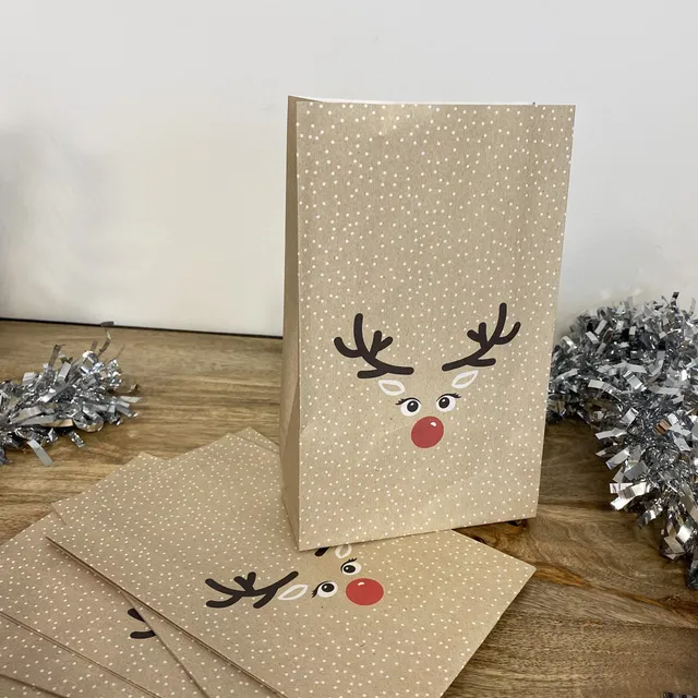 lot-de-6-sacs-cadeau-papier-rennes-kraft-145x235-mm image 1