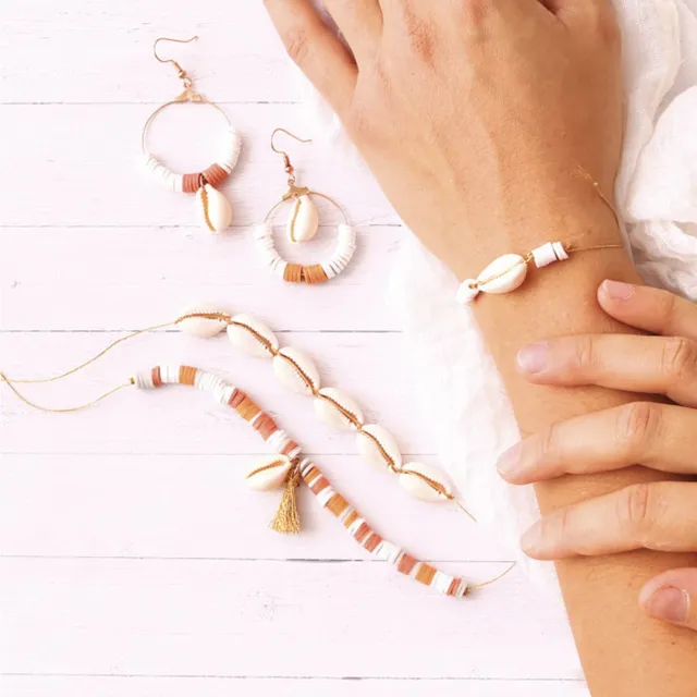 mes-courses-en-vrac-kit-diy-bijoux-coquillage-bracelets-boucles image 1
