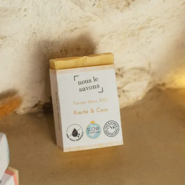 savon-doux-karit-coco-solide-nourrissons-peau-s-che image 1