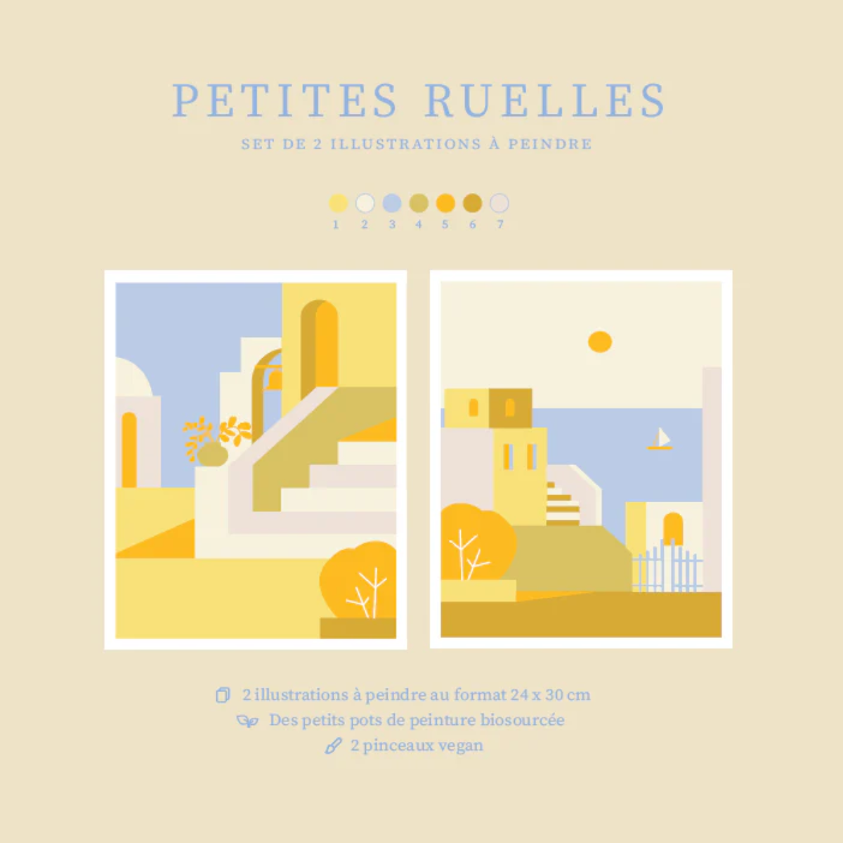 mes-courses-en-vrac-peintures-num-ros-lot-2-petites-ruelles-24x30-cm image 4