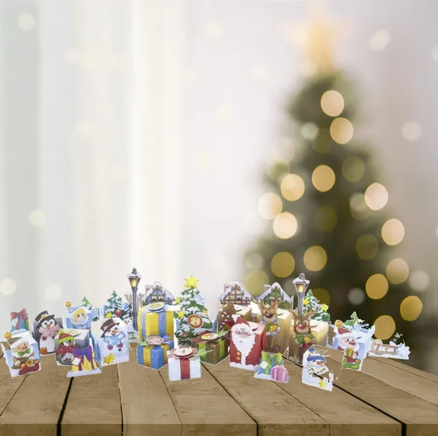 mes-courses-en-vrac-kit-calendrier-de-l-avent-paysage-d-hiver-24-bo-tes image 1