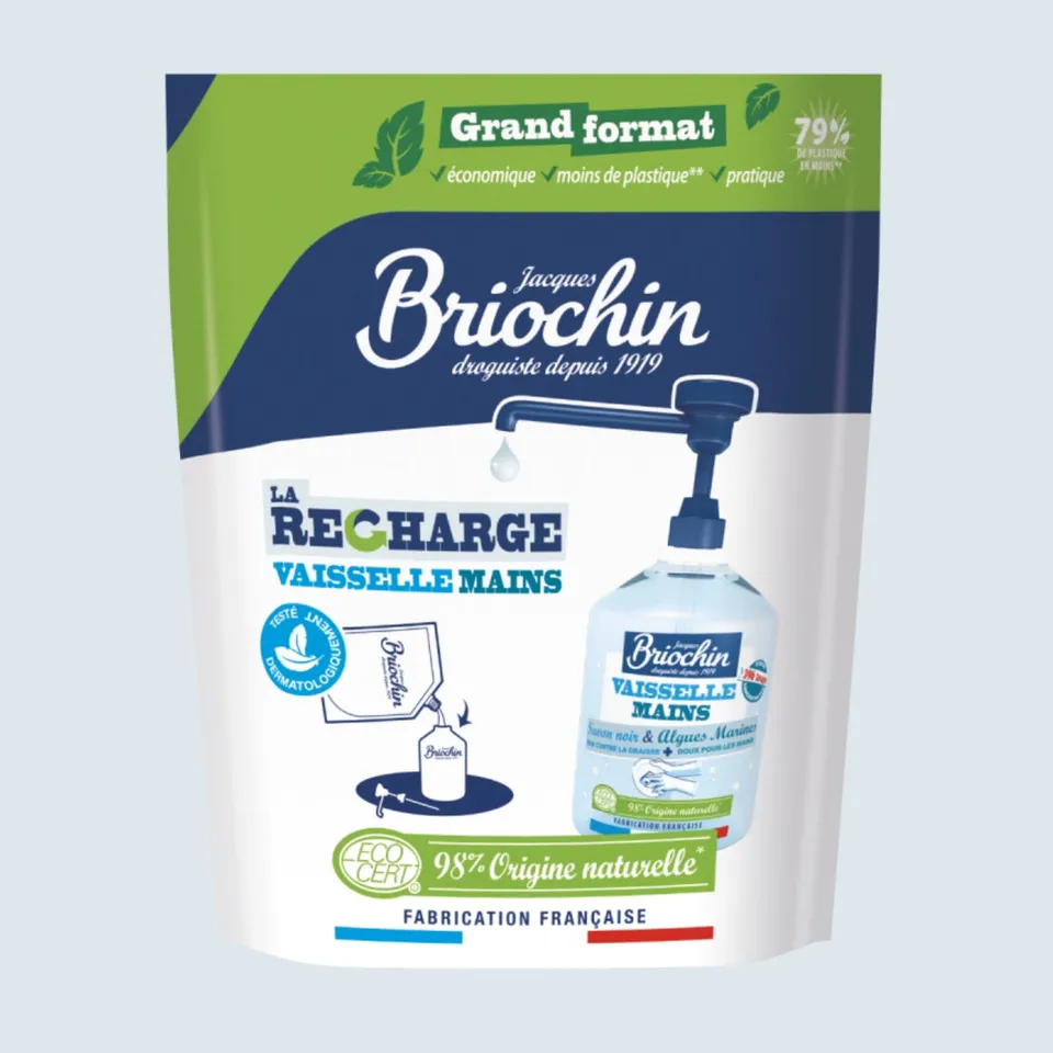 mes-courses-en-vrac-recharge-vaisselle-savon-noir-algues-900-ml image 1