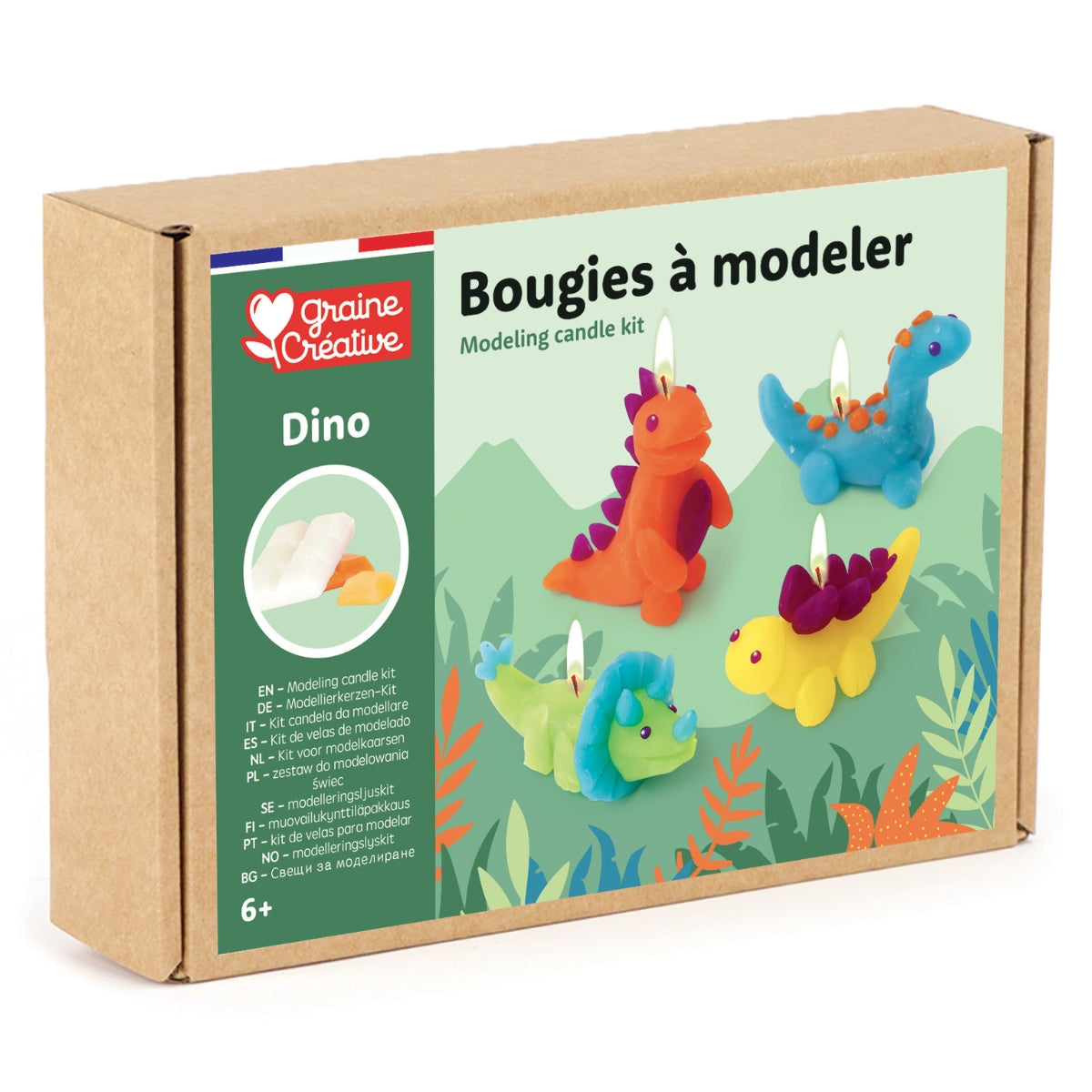 mes-courses-en-vrac-bougies-et-savons-kit-bougies-modeler-dino image 1
