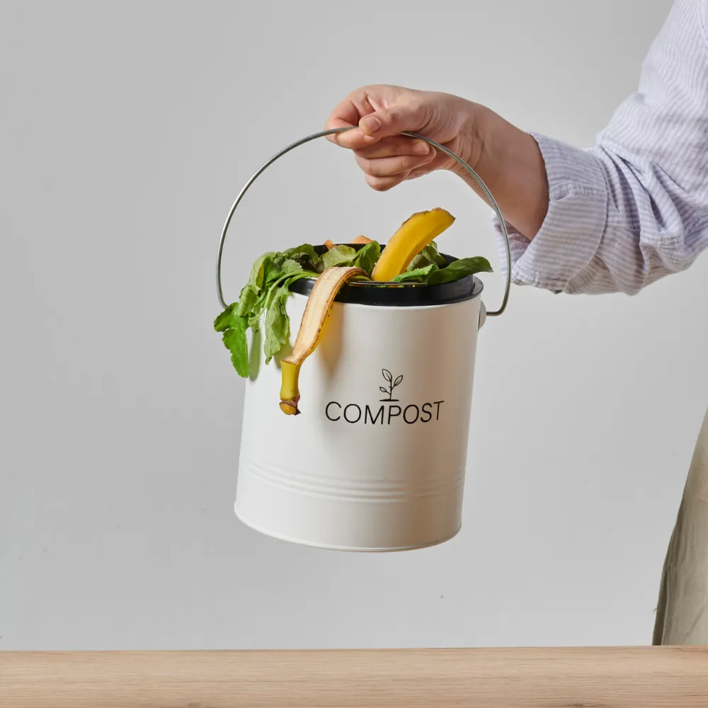 guillouard-luciole-seau-compost-blanc-4-5l-filtre-charbon image 2