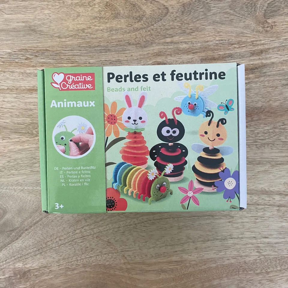 graine-cr-ative-kit-insectes-perles-feutrine-enfant-6-ans image 1