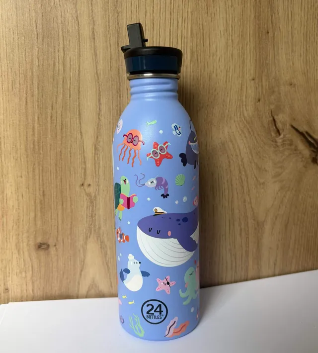 24bottles-urban-gourde-inox-500-ml-ocean-friends-enfant image 1
