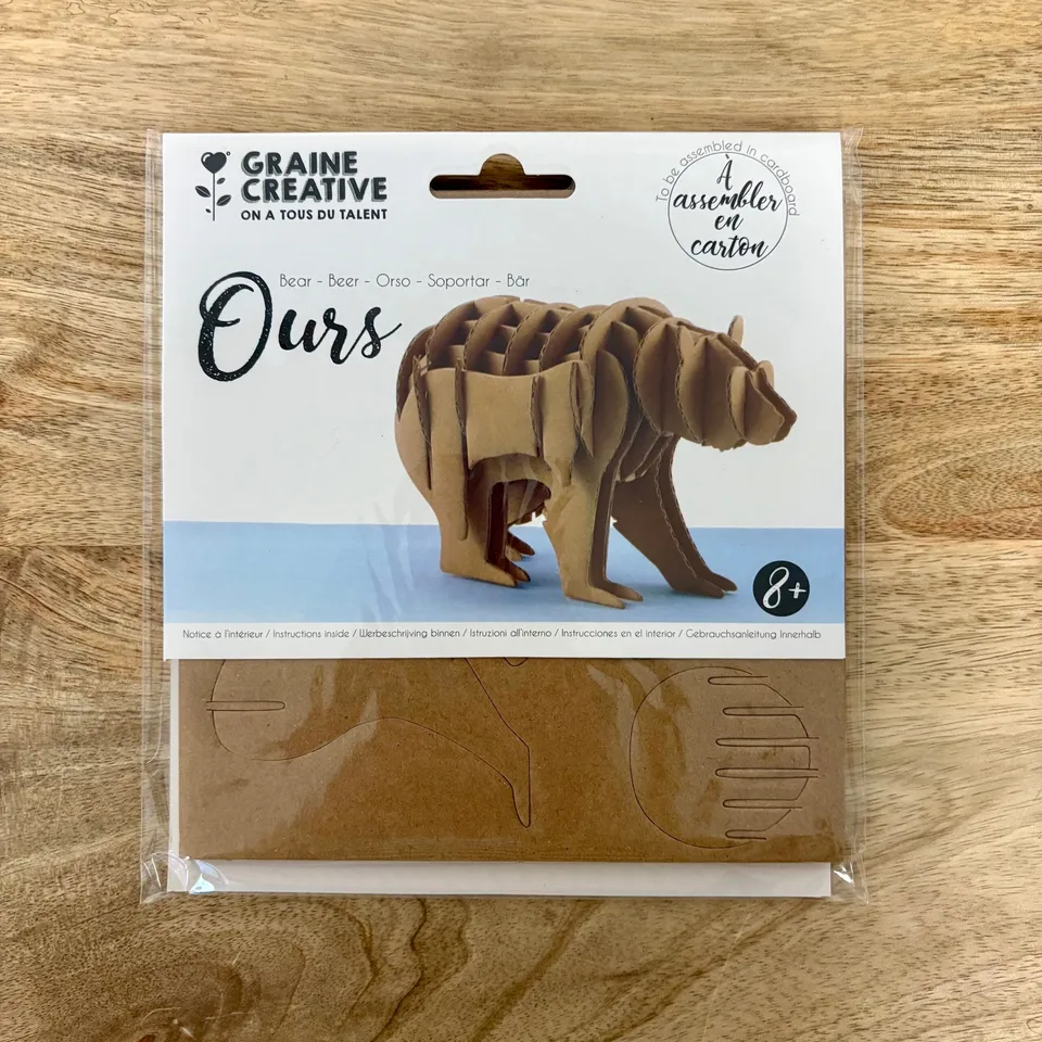 graine-cr-ative-maquette-3d-carton-ours-15-cm-sans-colle image 1