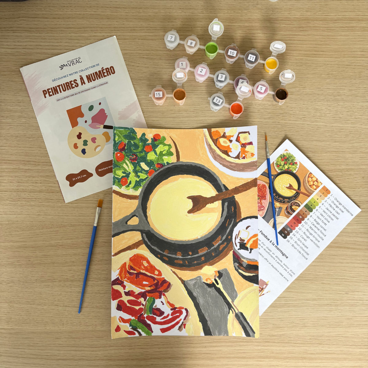 mes-courses-en-vrac-peinture-au-num-ro-fondue-savoyarde-a4 image 1