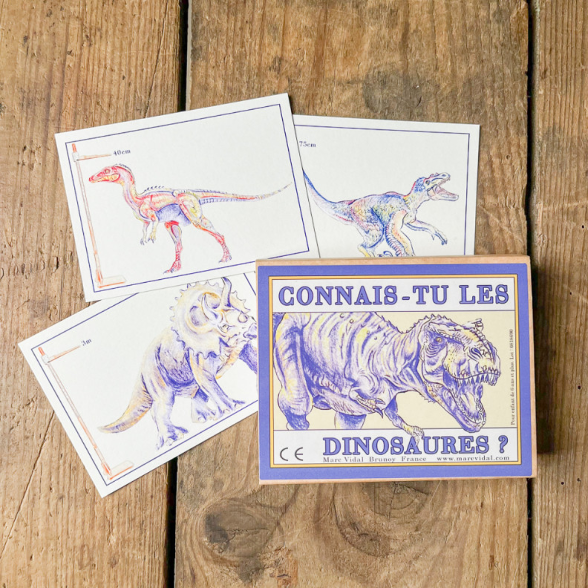 jeu-de-cartes-dinosaures-21-esp-ces-d-s-6-ans-marc-vidal image 2