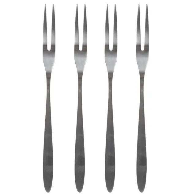 pack-4-fourchettes-escargot-inox-13-5-cm-argent image 1