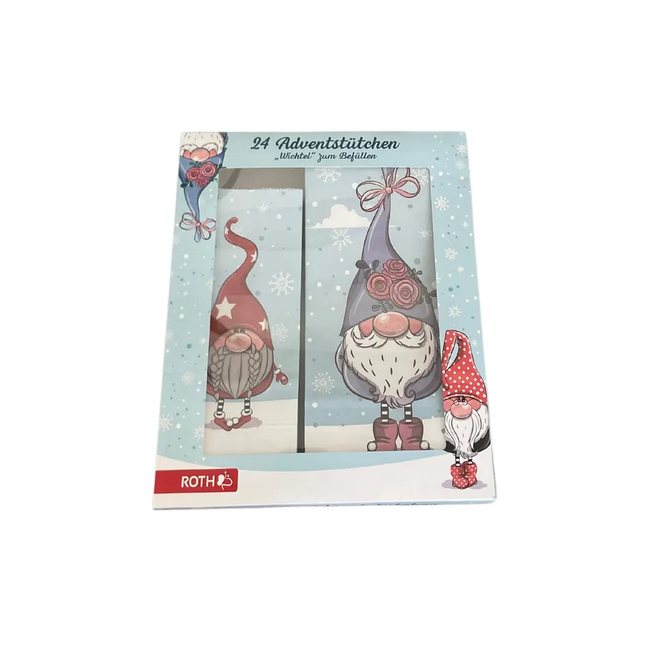 calendrier-avent-lutins-24-sachets-garnir-r-utilisable image 1