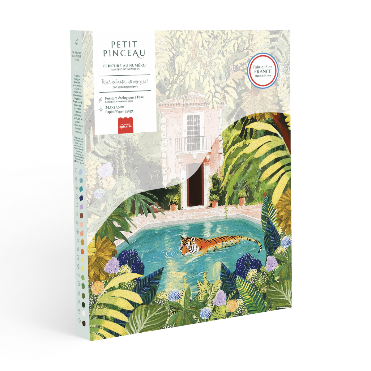peintures-num-ros-tigre-kit-peinture-30x40-cm image 1