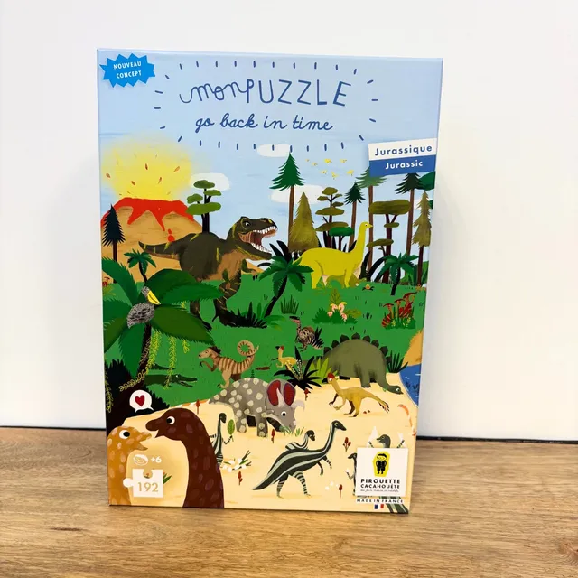 pirouette-cacahu-te-puzzle-dinosaures-192-pi-ces-3-ans image 1