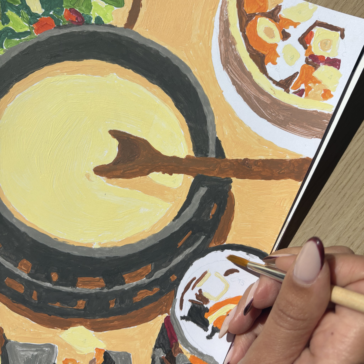 mes-courses-en-vrac-peinture-au-num-ro-fondue-savoyarde-a4 image 6