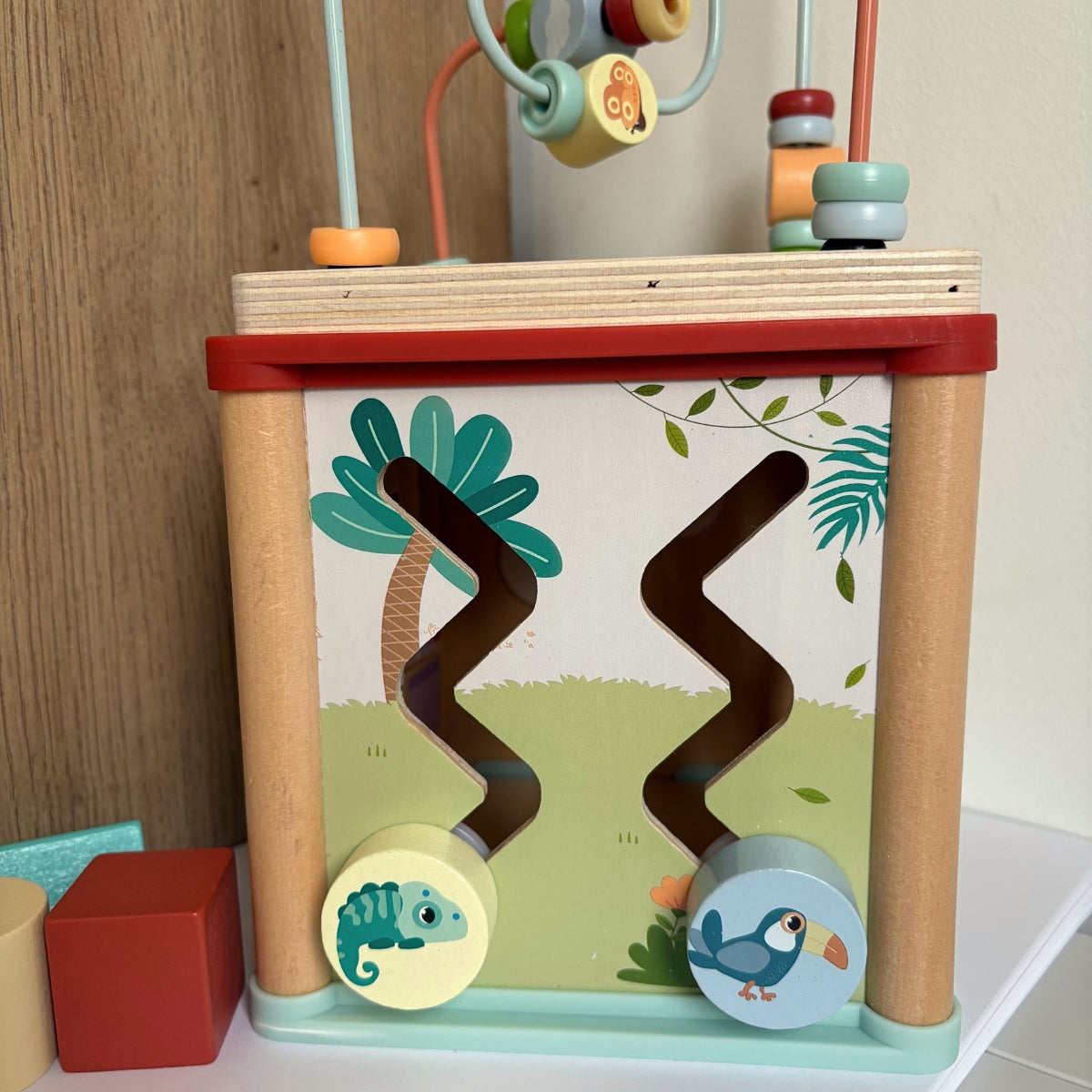 smallfoot-jungle-friends-cube-de-motricit-bois-animaux-jungle image 7